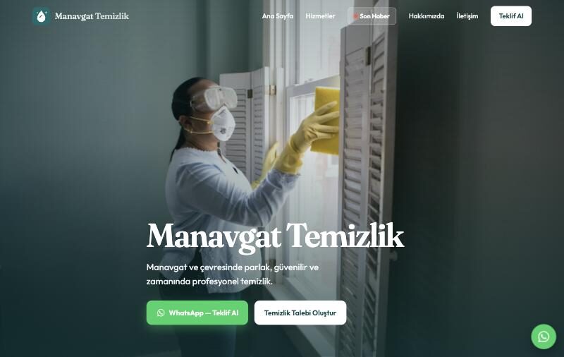 Manavgat Temizlik – Reinigung für Haus, Büro & Baustelle